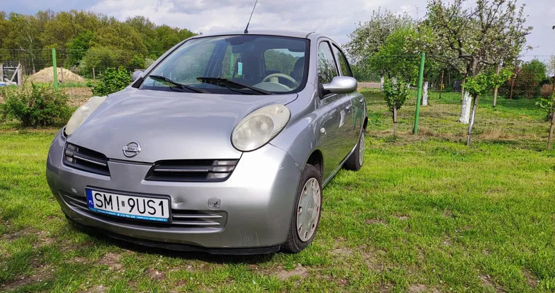 nissan micra śląskie Nissan Micra cena 7800 przebieg: 170721, rok produkcji 2006 z Złotów